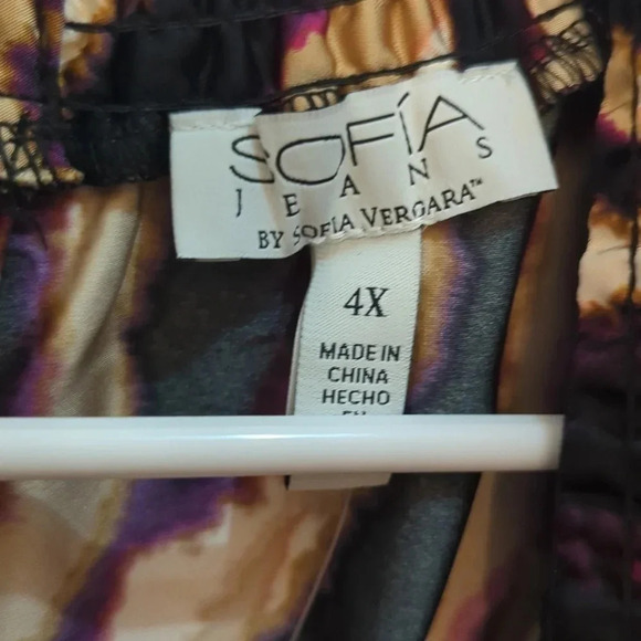 Sofia Jeans Women's Pleated Midi Dress, 49" Length, - Picture 6 of 10